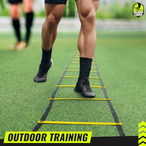 Teenitor Agility Ladder Speed Ladder Training Ladder for Soccer, Speed, Football Fitness Feet Training Carry Bag Agility T...