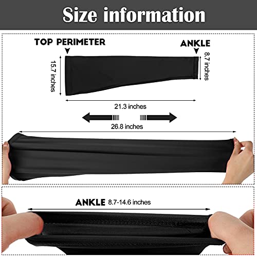 Tatuo Leg Sleeves Compression Long Knee Sleeve UV Protect for Men Women Sport Basketball Football