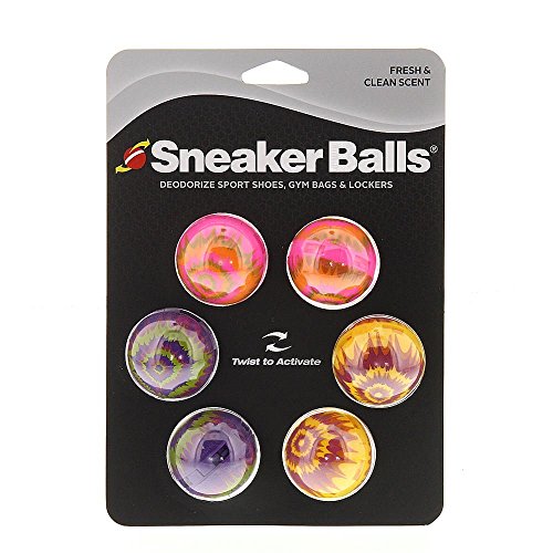 Sneaker Balls Odor-Fighting Shoe Fresheners, Eliminates Unpleasant Smells, Perfect For Sneakers, Gym Bags, Gear Bags, Draw...