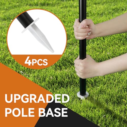 12ft Badminton Net Set for Backyard Beach with Durable Anti-Sagging Net, Heavy Duty Poles, 2 Aluminum Badminton Rackets, 3...