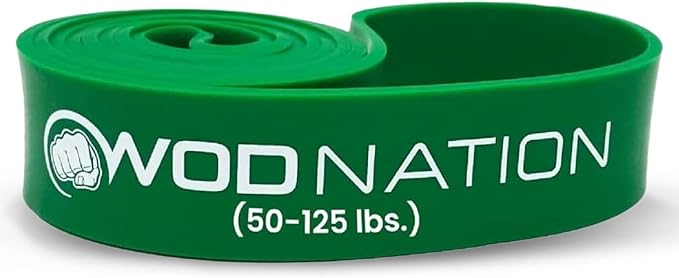 WOD Nation Pull Up Assistance Bands (10-175lbs Band) - Best for Pullup Assist, Chin Ups, Resistance Bands Exercise, Stretc...