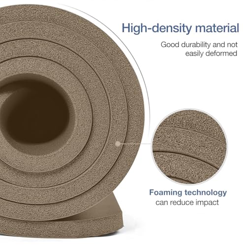 Yoga Mat Non Slip NBR Extra Thick Yoga Mat, 72"L x 32"/24"W x 0.6"/0.4"TH (185cm x 80cm/61cm x 15mm/10mm), Anti-Tear Exerc...