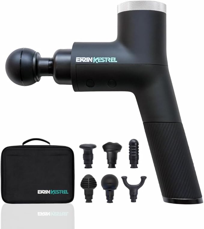 Ekrin Athletics Kestrel Massage Gun: Enhanced Precision & Comfort for Superior Muscle Recovery & Wellness | Relieve Sore M...