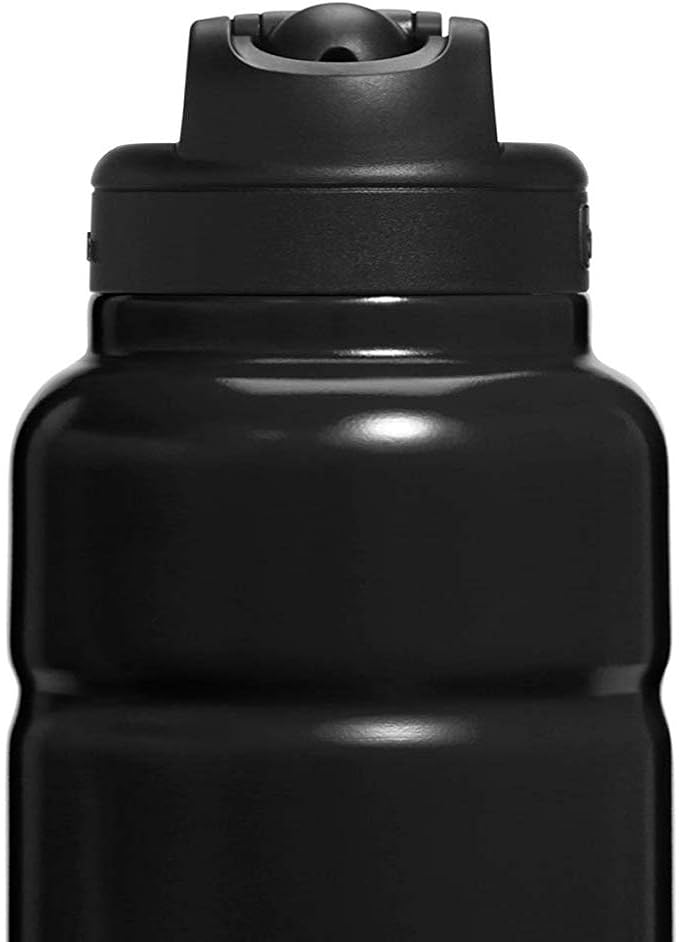 Bubba Trailblazer 40oz Vacuum-Insulated Stainless Steel Water Bottle with Straw & Carry Handle, Keeps Drinks Cold up to 24hrs, Great for Travel, Work, School, & More, Licorice