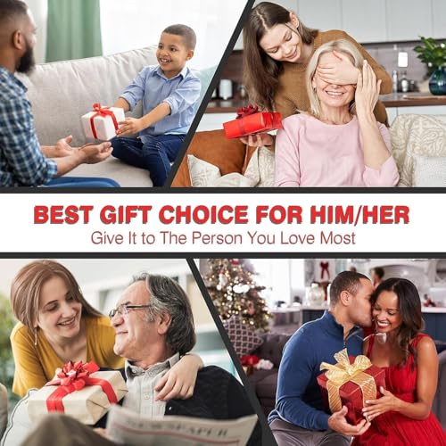 Mini Massage Gun Deep Tissue Muscle Massager with 6 Speeds & 4 Massage Heads, Super Quiet Handheld Percussion Massager for...