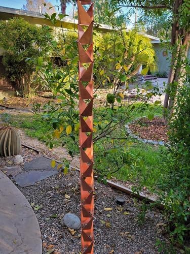 Nutshell Stores Origami Rain Chain - Copper - 11 Feet