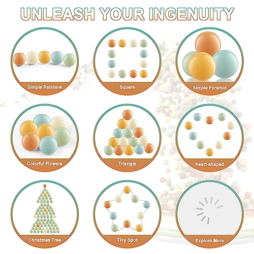 Clear Ball Pit Balls - Crush Proof Plastic Toy Balls for Boys and Girls