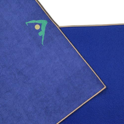 AURORAE Synergy 2in1 Hot Yoga Mat with integrated Non Slip Microfiber Towel. No Slipping No Bunching/Odor Patent Protecte...