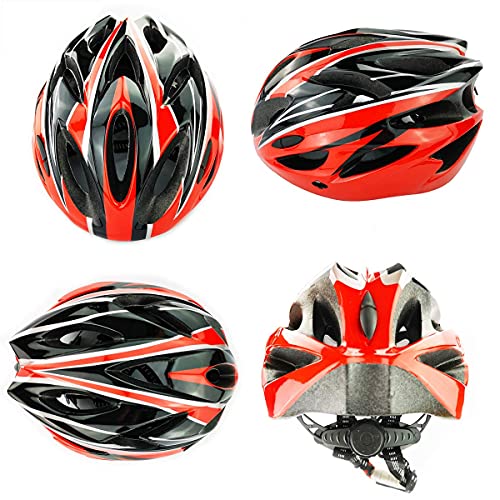 UPANBIKE Adult Bike Helmet - One-Piece Adjustable Safety Protection for Mountain & Road Bikes