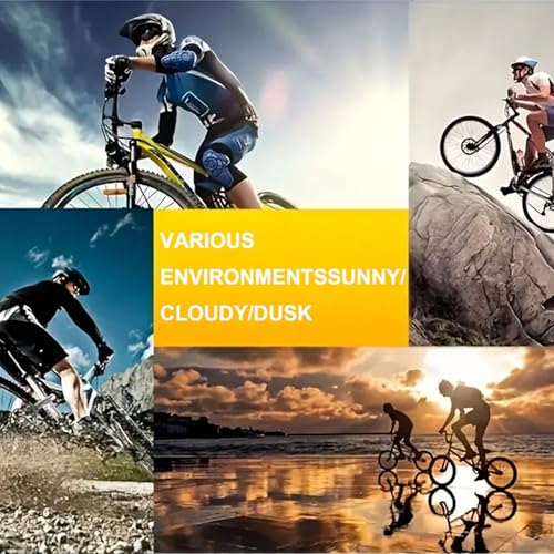 Paleshy 6 Pack Sports Sunglasses for Men and Women, UV400 Protection, Lightweight Wraparound Non-Slip for Sunglasses for R...
