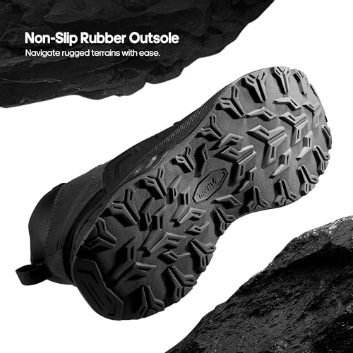 NORTIV 8 Women's Waterproof Hiking Boots Outdoor Trekking Camping Trail Hiking Boots