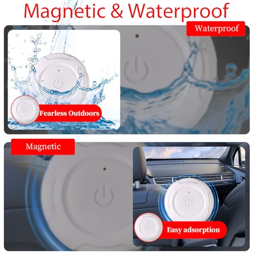 GPS Tracker for Vehicles,Mini Portable GPS Tracker Hidden Magnetic Tracker Real-Time Tracking Global Coverage for Car,Pet...