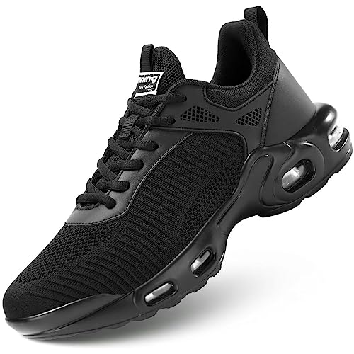 Kapsen Men's Air Running Shoes Lightweight Breathable Walking Shoes Non Slip Fashion Sneakers Mesh Workout Casual Sports S...