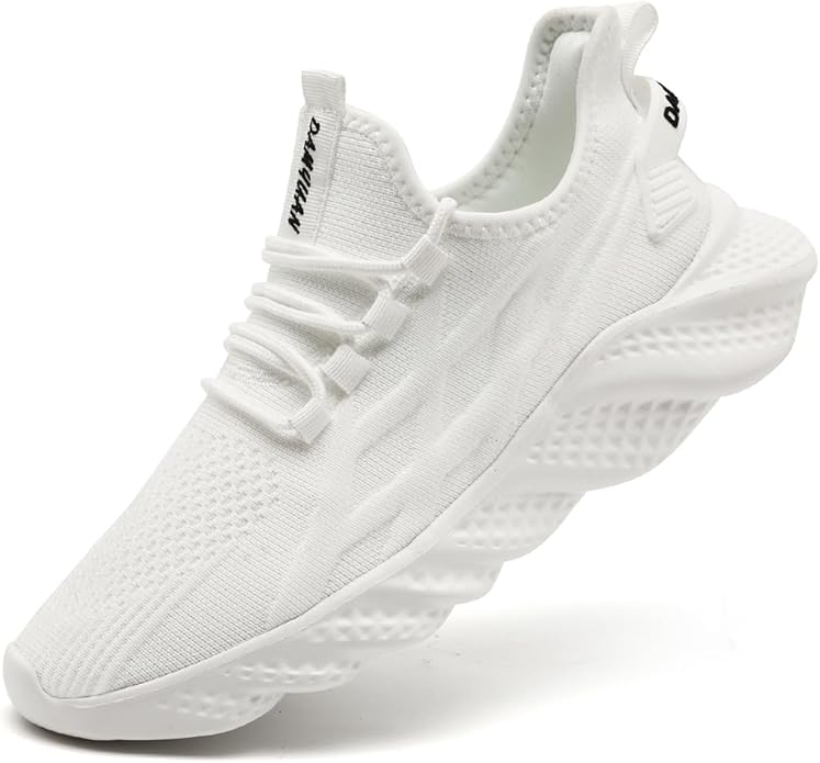 XKOWUO Mens Walking Shoes Running Trainers Sneakes Athletic Gym Fitness Sport Shoes Non Slip Breathable Mesh Comfortable W...
