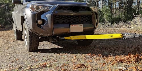 TGL 3 inch, 8 Foot Tree Saver Strap, Recovery Short Tow Strap with Loops, Winch Extension. 30,000 lbs MBS. Truck, UTV, ATV...