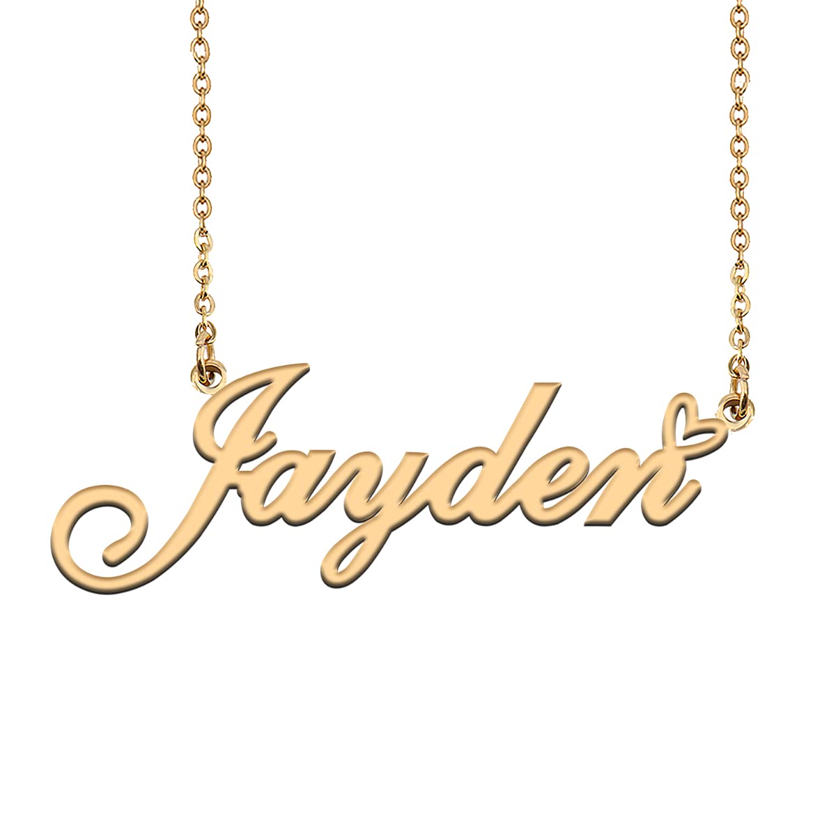 HUAN XUN Custom Initial Necklaces Gold for Women Jayden Necklace Personalized Jewelry Gifts for Mom Birthday