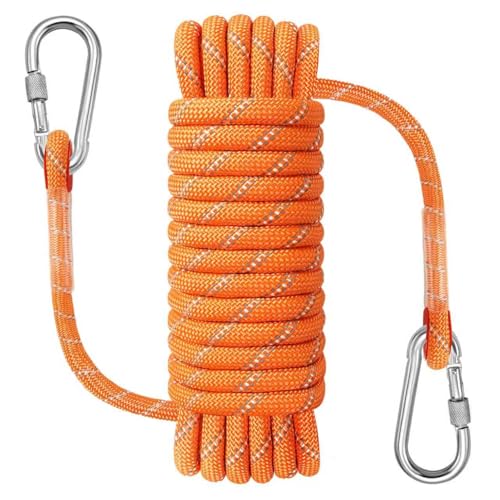 NorthPada 8/10/12mm x 5/10/20/30meter Static Rope Climbing Rope Marine Rope Anchor Rope Boat Rope Rappelling Rope Float Ro...