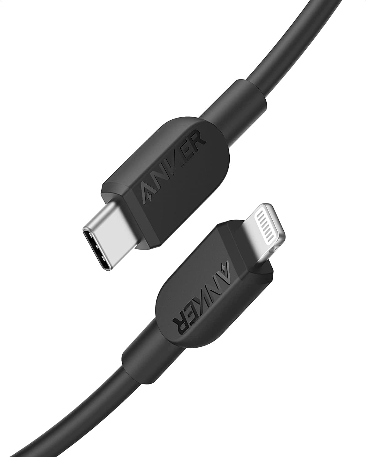 Anker Usb C To Lightning Cable(6Ft,Black), Mfi Certified For Iphone 14 Series, And More(Charger Not Included)