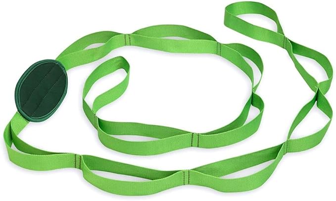 Gaiam Restore Multi-Grip Stretch Strap, Green