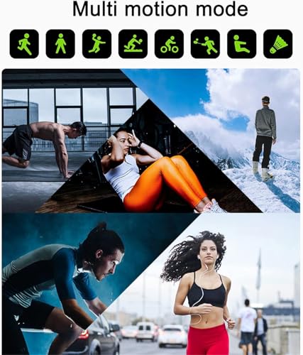 Smart Watch with Text & Call, Smartwatch for iOS Android Compatible, 1.7" HD Touchscreen Fitness Track, IP68 Waterproof, S...