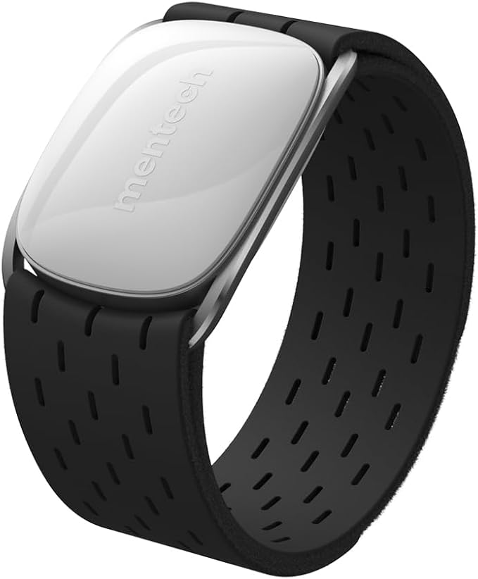 mentech Bluetooth Heart Rate Monitor, Comfort, Easy to wear, Auto-wear Detection, Advanced Sensor, Precise Data, 140 Hours...