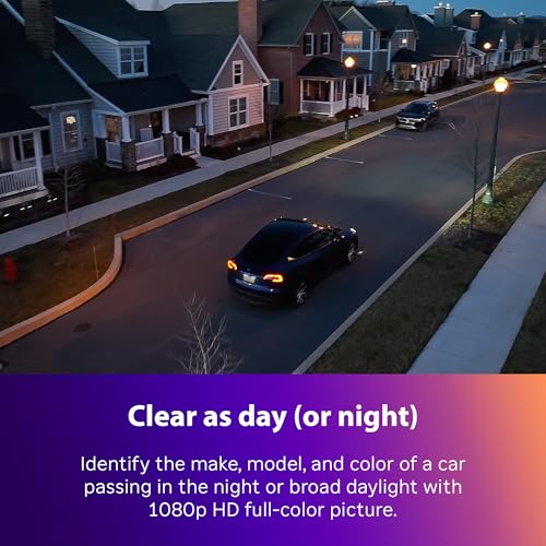 Roku Outdoor Camera - Home Security - IP65 Weather Resistant Wired Security Camera & Pet Monitor with 1080p HD Night Visio...