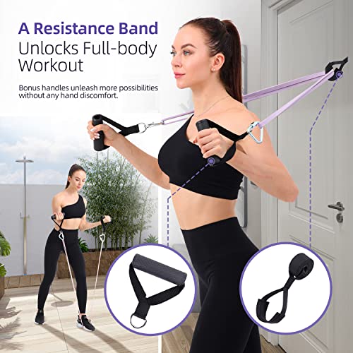 Sportneer Resistance Bands for Working Out: Pull Up Bands 5-130lb 5 Levels Exercise Bands Workout Bands Set with Handles &...