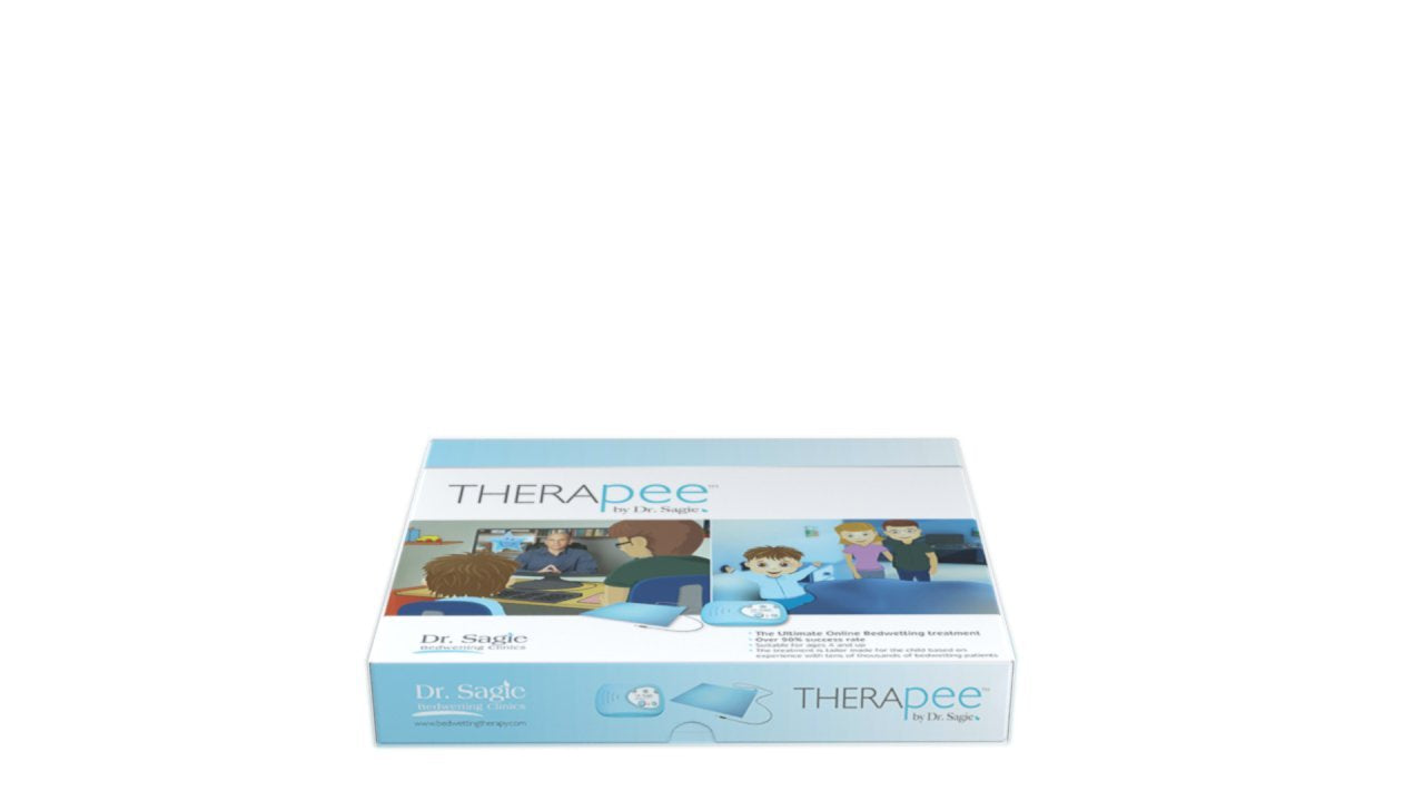TheraPee Bedwetting Alarm System with No-Wear Sensor + Online Program
