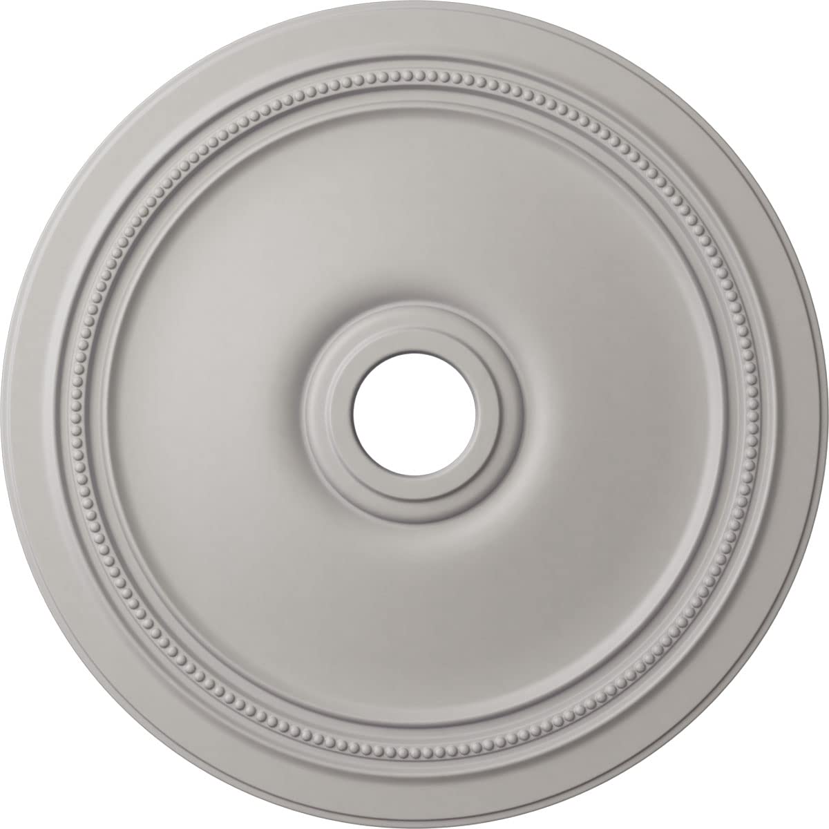 Ekena Millwork Cm24Diuwf Diane Ceiling Medallion, 24Od X 3 5/8Id X 1 1/4P (Fits Canopies Up To 6 1/4), Hand-Painted Ultra Pure W