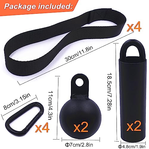 Lights Mountain Pull Up Grips Set with Hanging Straps and Strong Carabiner, Finger Strengthener，Forearm, Biceps, Ninja War...