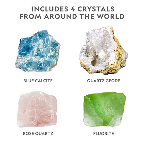 National Geographic Mega Crystal Growing Kit for Kids- Grow 6 Crystals with Light-Up Stand, Science Gifts for Kids 8-12, C...