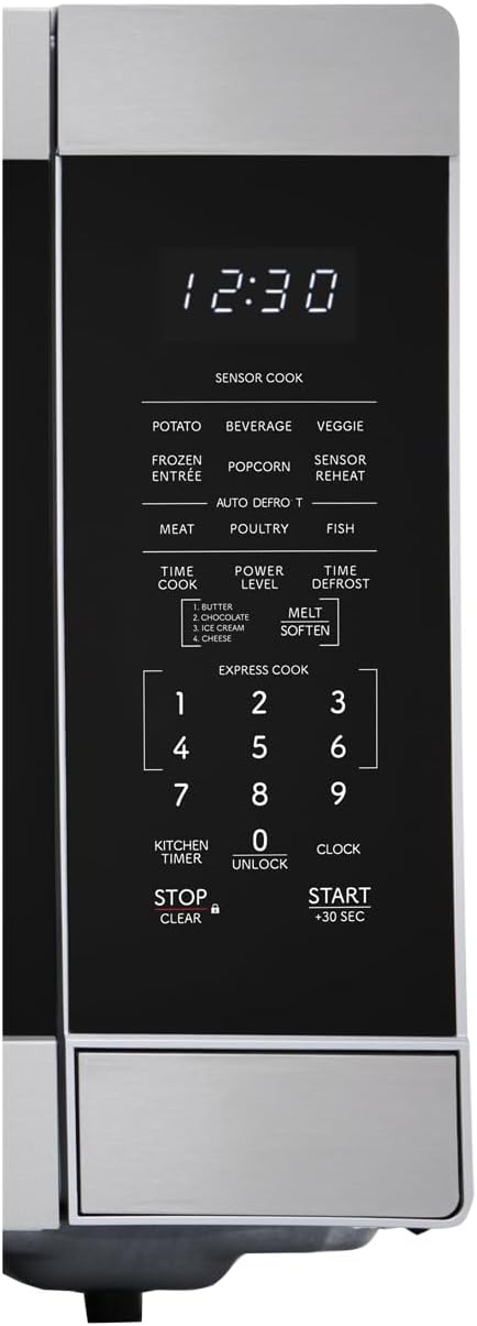 SHARP Countertop Microwave Oven with Removable 13.6" Carousel Turntable, 1100 Watt, 1.6 Cubic Feet, Stainless Steel
