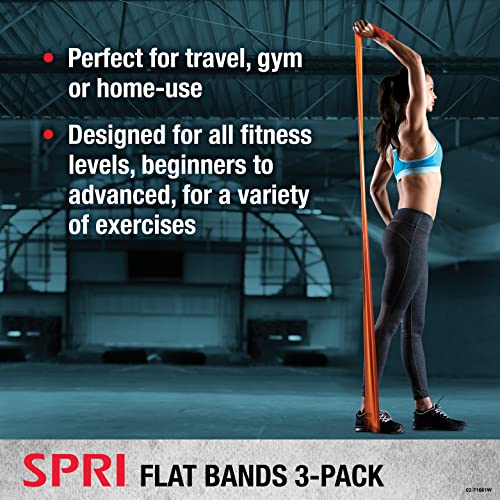 SPRI Flat Bands 3-Pack -