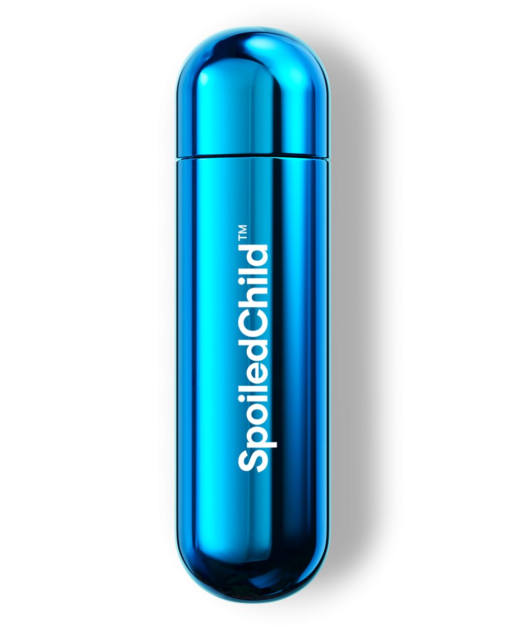 Spoiled Child Metallic Blue Deodorant, Premium Aluminum Container