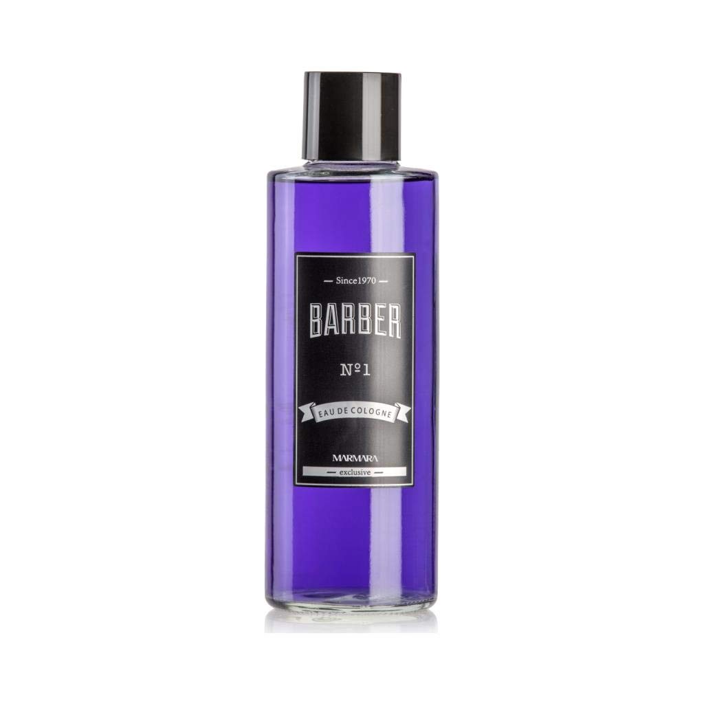 Marmara Barber Cologne - Best Choice of Modern Barbers and Traditional Shaving Fans Glass Bottle (500 ml, No1)