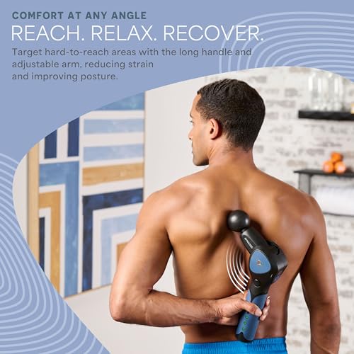 LifePro Percussion Massage Gun FSA HSA Eligible– Deep Tissue Handheld Massager for Athletes – Muscle Recovery Tool for Men...