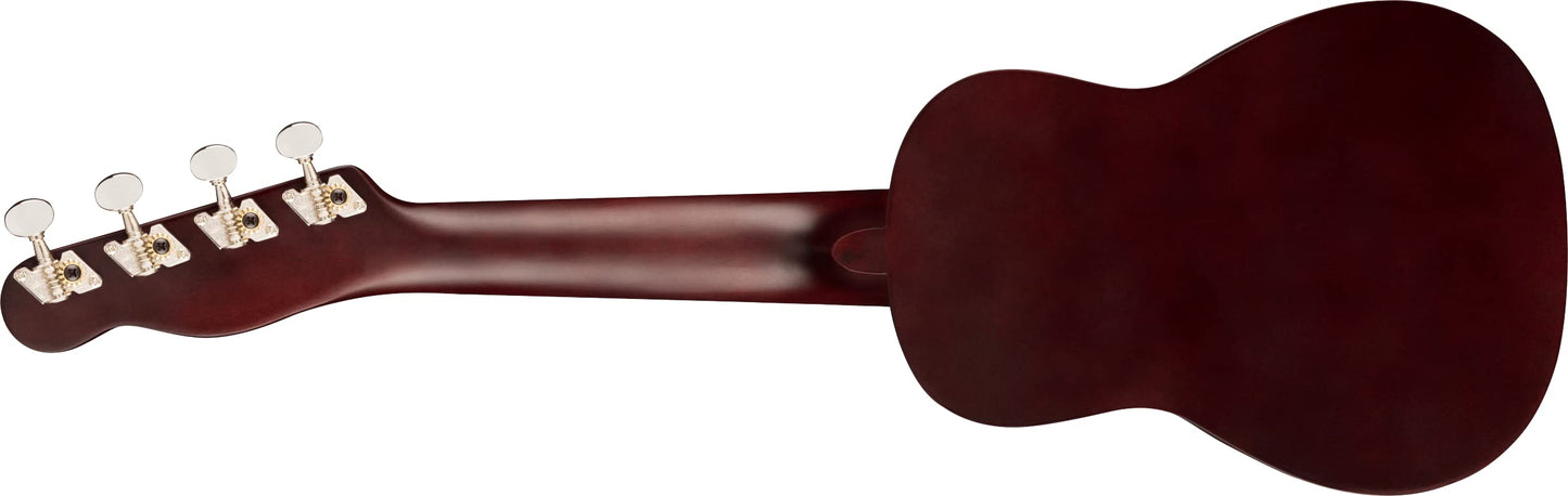 Venice Soprano Ukulele, Walnut Fingerboard, 2-Color Sunburst