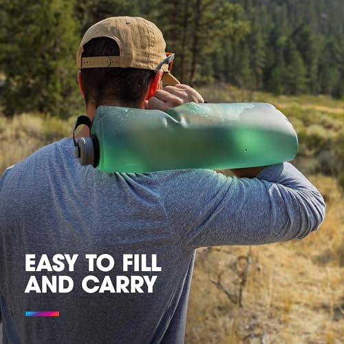 Collapsible Camping Water Storage (2L, 3L, 4L, 6L, 10L) - BPA & PVC Free, Hydration Reservoir Bag, Leak Proof