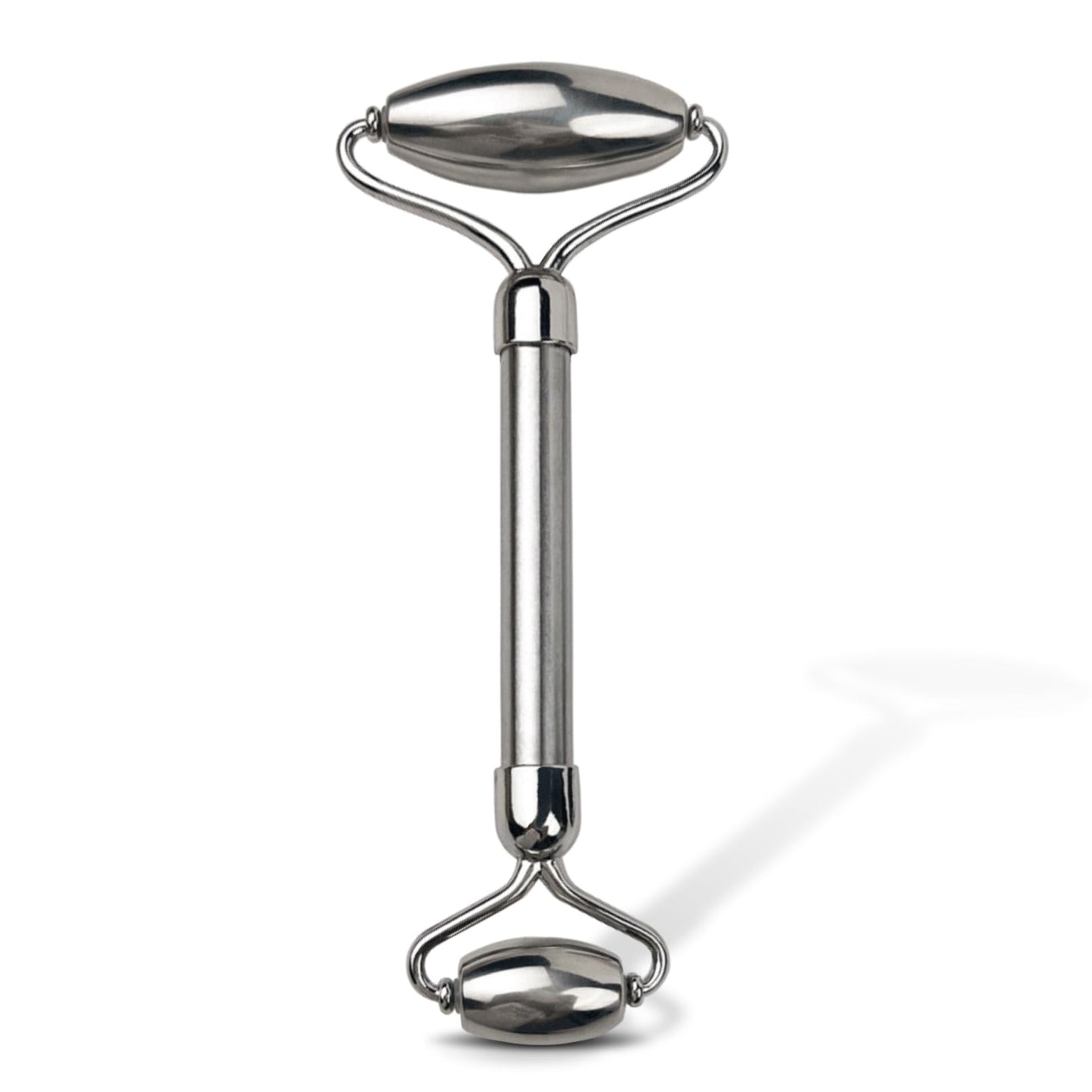 CUTELIILI Stainless Steel Facial Roller - Metal Face and Eye Roller, Gua Sha Facial Tools Stainless Steel, Cooling Dual Sided St