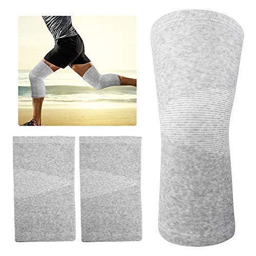 Zerone Bamboo Charcoal Knee Sleeve Elastic Warm Knee Brace Knee Pads Unisex Protective Knee Support For Arthritis Joint Pa...