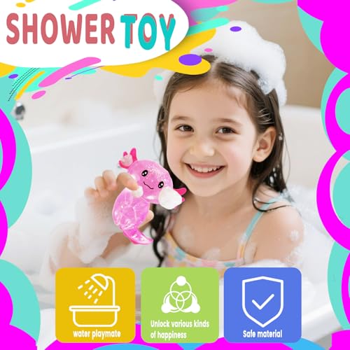 Axolotl Squishy Stress Relief Toy Glitter Fidget Toys Cute Malt Sugar Axolotl Toy Fidget Toys Adults Fidget Toy for Kids Y...