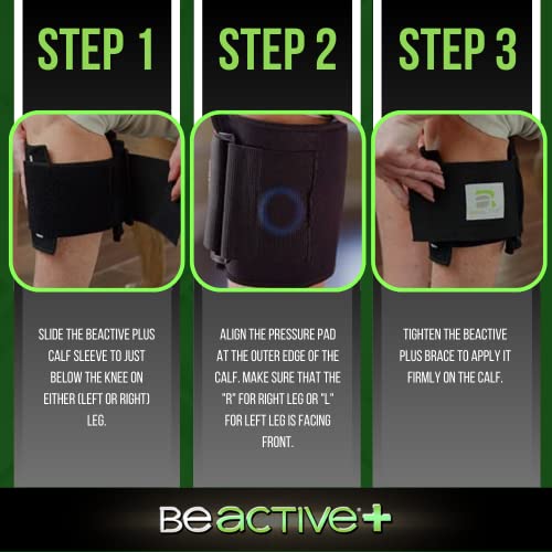 BEACTIVE Plus Acupressure System - Sciatica Pain Relief Brace For Sciatic Nerve Pain, Lower Back, & Hip- Knee Brace With P...