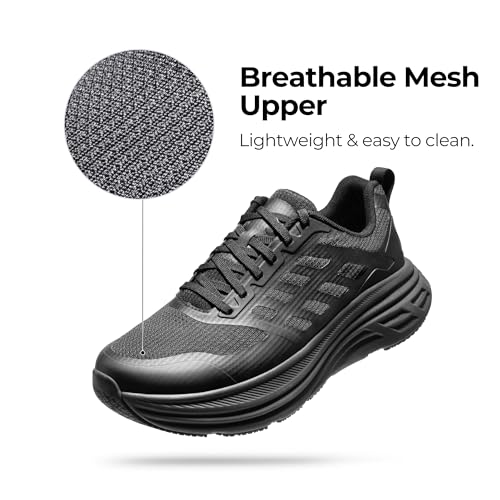 NORTIV 8 Men's Walking Running Tennis Cushioning Shoes ActiveFloat Non Slip Athletic Gym Workout Jogging Comfortable Sneakers