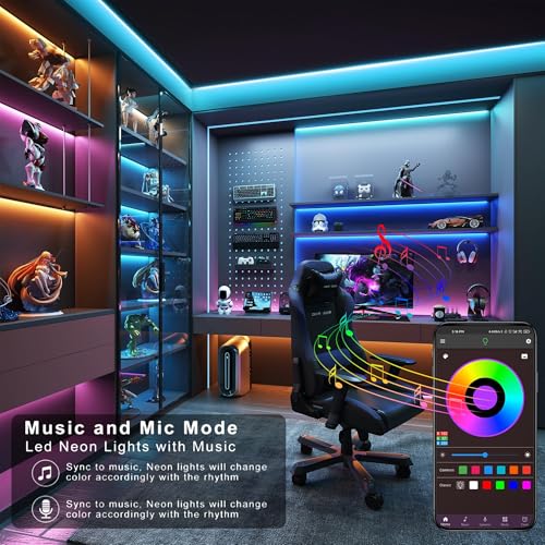 Ledagic Led Lights for Bedroom 250ft (2 Rolls of 125ft) Color Changing RGB Led Strip Lights with 60 Keys Remote and App Co...