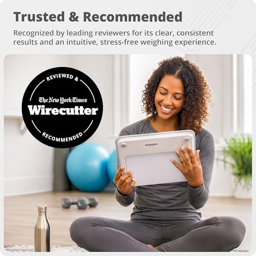 Greater Goods AccuCheck Digital Scale for Body Weight - Accurate Digital Bathroom Scale with High-Precision Sensors, Large...
