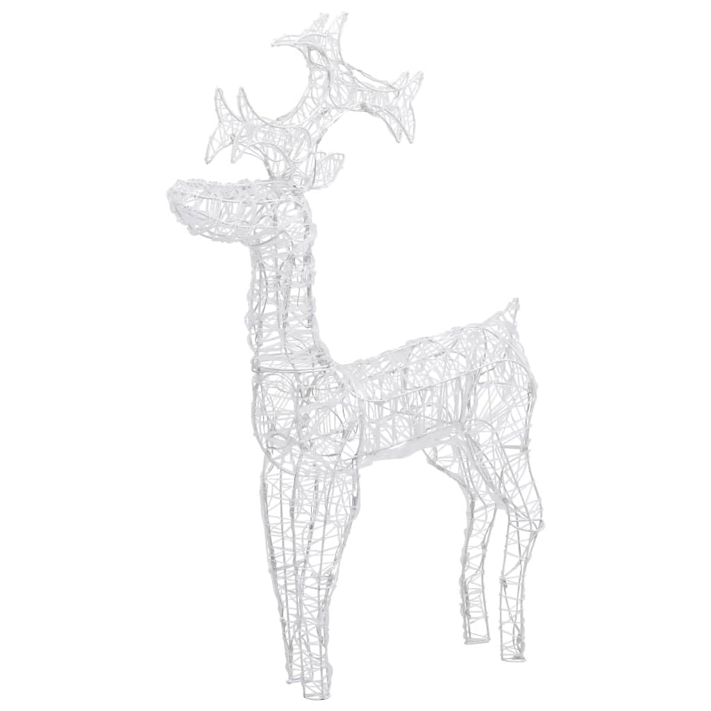 Revera Reindeer Christmas Decoration 90 LEDs Acrylic 23.6inx6.3inx39.4in Model 289961