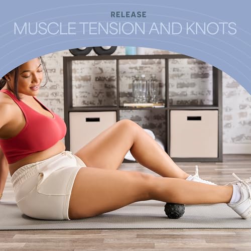 Lifepro 4-Speed Vibrating Massage Ball - Peanut Massager and Vibrating Foam Roller for Fitness, Mobility, and Relaxation -...