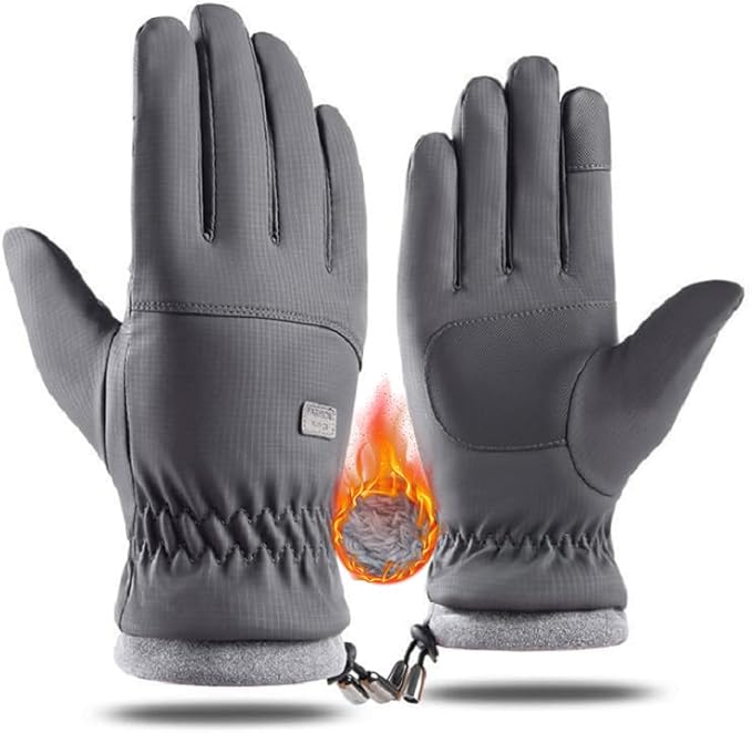 Eohak Men and Women Ski Gloves Winter Cold Weather Gloves Touchscreen Warm Waterproof Gloves for Cycling, Running, Drivin...