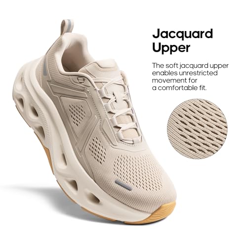 NORTIV 8 Men's Comfortable Walking Shoes MovePropel Athletic Breathable Gym Workout Tennis Jogging Cross Training Non Slip...
