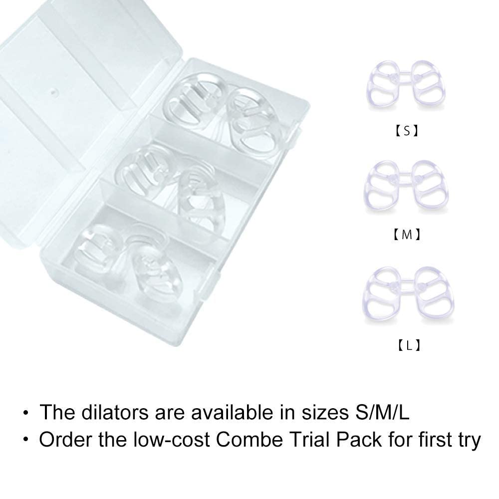 WoodyKnows Super-Support Nasal Dilator, Improves Sleep and Sports Airflow, Nasal Congestion and Nose-Related snoring aid (M 4Pack)